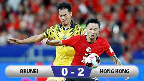 Kết quả Brunei 0-2 Hong Kong: Thắng vất vả, Hong Kong gặp Campuchia ở chung kết